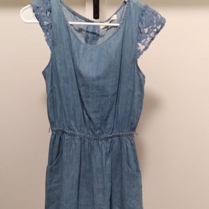 Rewind denim dress,size Small,light denim
